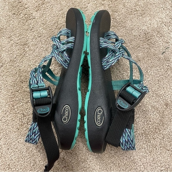 CHACO Dagger ZX/2 Classic Teal Green Toe Loop Sandals - Picture 7 of 12
